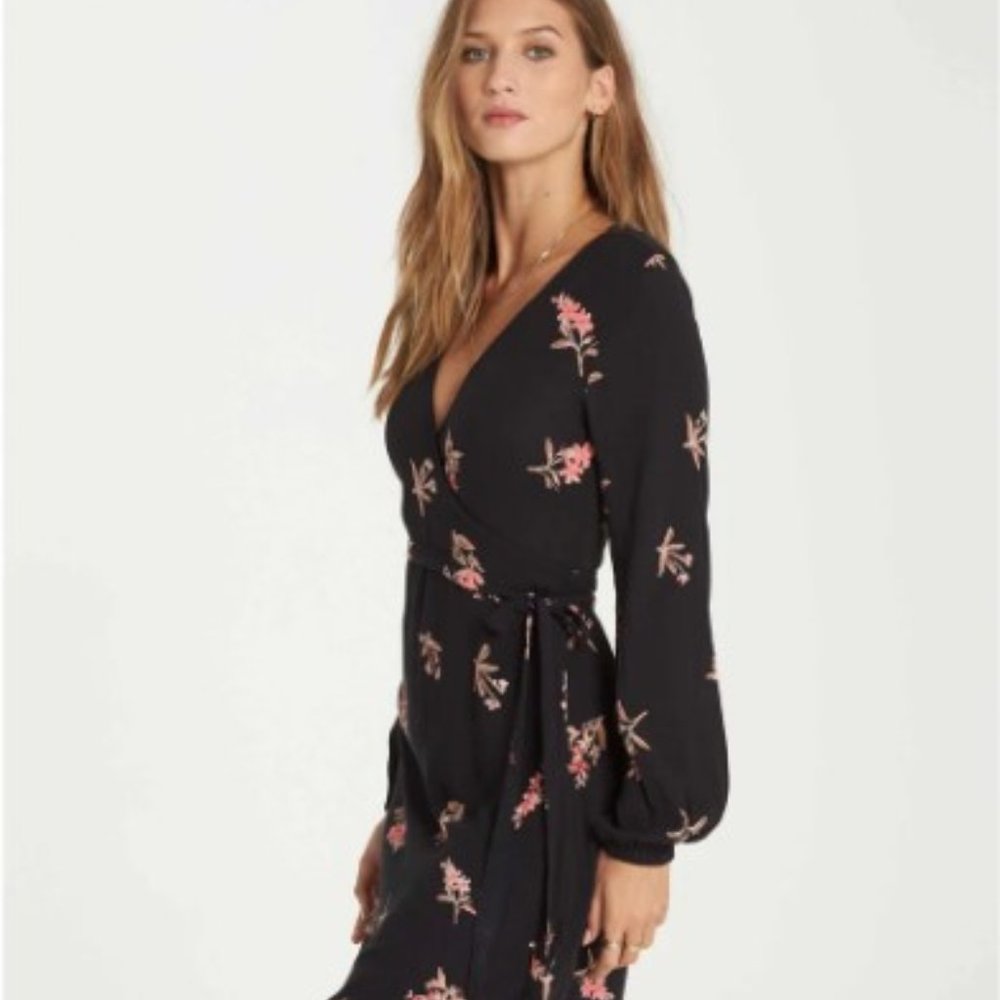 Billabong  Medium Love Warrior Wrap Mini Dress